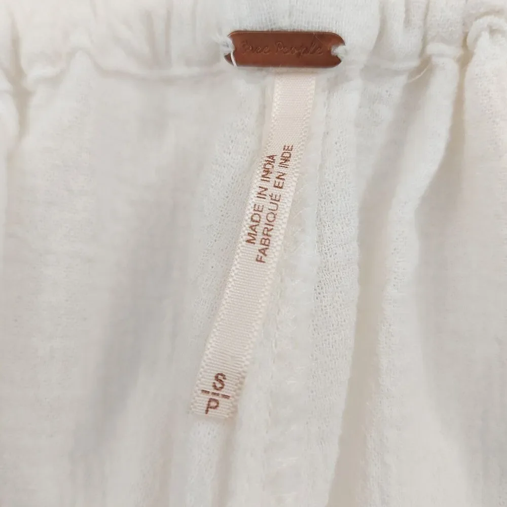 Free People Endless Mancora Maxi Dress Womens Small Ivory Boho Cottagecore